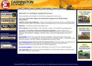 Carrington Equipment Group - Heavy machinery for construction civil engineering and mining. New used and rental equipment.